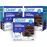 24-Count Quest Nutrition Frosted Cookies: Birthday Cake $16.20 or Chocolate Cake $15.40 &amp; More