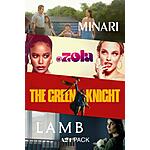 A24 Films: Minari, The Green Knight, Zola &amp; Lamb (4K/HD Digital Films) $14.99 via Apple iTunes