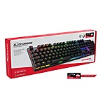 HyperX Alloy Origins Wired RGB Mechanical Gaming Keyboard w/ Red Linear Switches $32.50 + $8 S/H