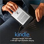 Prime Members: Amazon Compact 6" Kindle Tablet w/ Lockscreen Ad (2022 Model) $65 + Free S/H