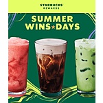 Starbucks Rewards Members: Any One Handcrafted Cold Beverage via Starbucks App 50% Off (Offer valid In-Store Every Wed. After 12pm)