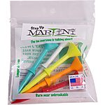 5-Pack 3.25" Martini Plastic Step-Up Golf Tees (Assorted Colors) $5