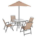 6-Piece Mainstays Albany Lane Outdoor Patio Dining Set (various colors) from $77 + Free S/H