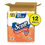 12-Pack Scott ComfortPlus Big Rolls Toilet Paper $2.50 + Free Store Pickup on $10+ Orders