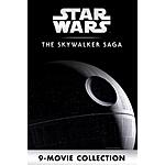 Star Wars: The Skywalker Saga 9-Movie Collection + Bonus (4K UHD Digital Films; MA) $57.99 via Microsoft Store