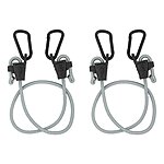 2-Pack 40&quot; National Hardware Adjustable Bungee Cord (Black/Gray) $7.98 + Free In-Store Pickup via Lowe's