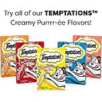 16-Count 0.42oz. Temptations Creamy Puree Cat Treat Pouches (various flavors) From $1.05 &amp; More w/ Subscribe &amp; Save