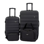 4-Piece Travelers Club Austin ABS Hardside Luggage Set (various colors) $100 + Free S/H