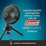 Coleman Onesource Portable Fan w/ Rechargeable Battery & Built in Flash Light $29 + Free S/H on $35+