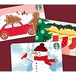 $25 Starbucks eGift Card (Email Delivery) + $5 Starbucks Promotional eGift Card $25 (First 216,000 Customers on 11/24 Only)