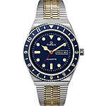 Men's Timex Q Diver Quartz Stainless Steel Watch w/ Blue Dial $66.50 + Free S/H