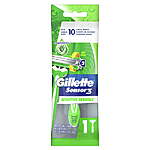 Men's Gillette Sensor3 Sensitive Disposable Razor (Green) + $3 Walmart Cash $2.60 + Free Store Pickup