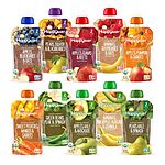 10-Pack 4oz. Happy Baby Organics Stage 2 Baby Food Pouches (Fruit Veggie Variety) $11.55 w/ Subscribe &amp; Save
