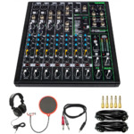 Mackie ProFX10v3 10-Channel USB Pro Mixer + Tascam Headphones Bundle $200 + Free S/H
