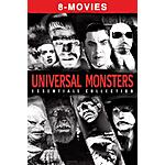 8-Movie Universal Monsters Essentials Collection (4K UHD Digital Films) $25