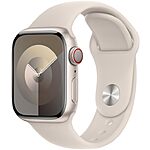 Official Apple Watch Sport Band in Small/Medium (Starlight; 38/40/41mm) $14 + Free S/H w/ Amazon Prime