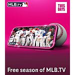 T-Mobile Customers: 2024 MLB.TV Season Stream/Subscription Free to Claim via T-Mobile T-Life App