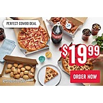 Domino's: 2 Medium Pizzas, 16-Pc Parmesan Bites, 8-Pc Cinnamon Twists & 2L Soda $20 (Valid for Delivery or Carryout)
