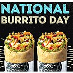 National Burrito Day 2024 Offers/Deals See Thread for Details (Valid 4/4 Only)