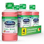 4-Pack 1-Liter Pedialyte AdvancedCare Electrolyte Drink (Strawberry Lemonade) $9.60 w/ Subscribe &amp; Save
