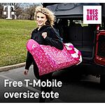 T-Mobile Customers: T-Mobile Oversize Carry On Tote at T-Mobile Stores Free to Claim &amp; More via T-Mobile T-Life App