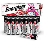 24-Count Energizer Max AA Alkaline Batteries $13.25 w/ Subscribe &amp; Save