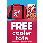 Buy 3 Participating Kellogg's Special K Products & Get Special K Cooler Tote Free w/ Purchase (Must Scan/Upload Receipt; Valid thru 7/31)