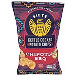 5.5-Oz Siete Family Foods Kettle Cooked Potato Chips Bag (Chipotle BBQ) $2.50 w/ Subscribe &amp; Save