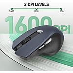 Prime Members: Acer Ergonomic 2.4GHz 1600DPI Wireless Mouse w/ Receiver (Black) $10 + Free S/H