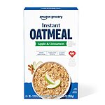 10-Count 1.23oz. Amazon Grocery Instant Oatmeal Package (Apple & Cinnamon) $1.35 w/ Subscribe &amp; Save