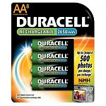 8-Pack Duracell Duralock 2450mAh AA Rechargeable Batteries + $5 urlhasbeenblocked Cash $14.99 + Free Shipping
