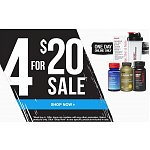 GNC 4 for $20 Sale: Pro Performance Shaker Cup, Blender Bottles, Thermal Cups, Fish Oil &amp; More + S/H *Today Only*