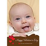 Personalized Valentine's Day Photo Cards (various designs) Free + Free Shipping