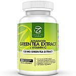 Zenwise Health: 120-Caps Green Tea Extract Supplement Free + Free S/H