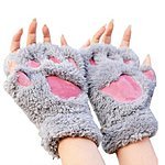 Women's Arshiner Cat Claw/Paw Winter Gloves $1