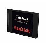 480GB SanDisk SSD Plus 2.5" Solid State Drive SSD $60 + Free S/H