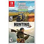 Hunting Simulator + Farming Simulator (Nintendo Switch) $10 + Free Store Pickup