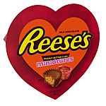 Valentine's Discounted Candy: 6.5oz. Reese's Miniatures Valentine's Heart Box 2 for $2.50 &amp; More + Free S/H on $35+
