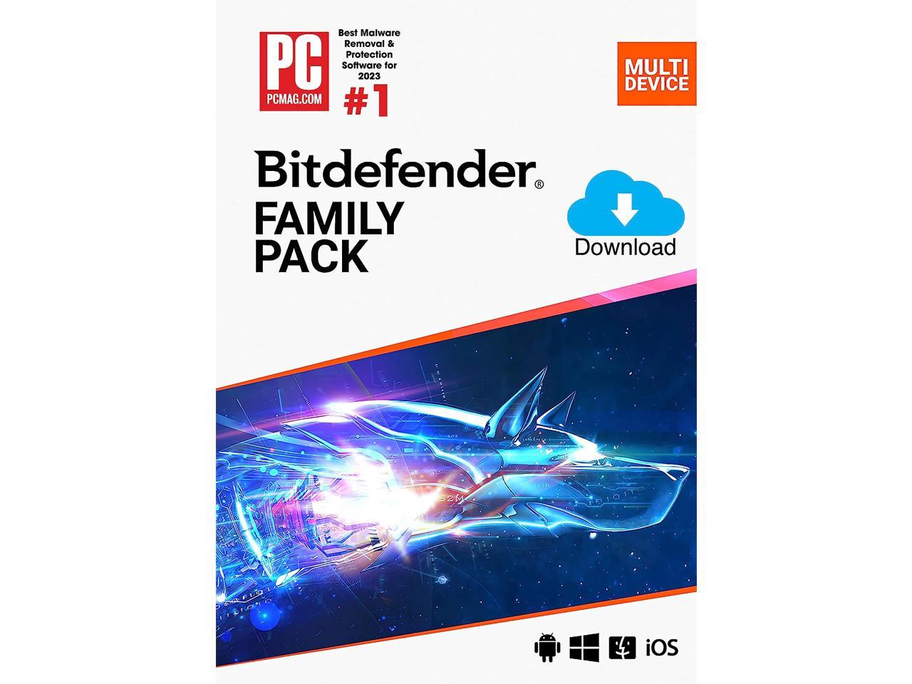2Years Bitdefender Family Pack 2024 Security Software (15 Devices/Digital)