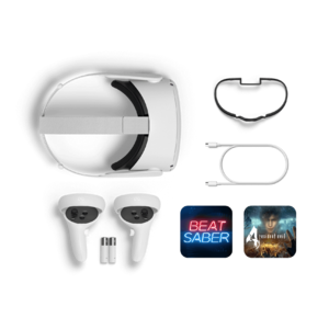 Meta Quest 2 Advanced VR Headset RE4 Beat Saber Game