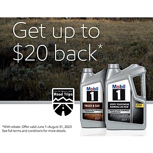 Mobil 1 hot sale rebate