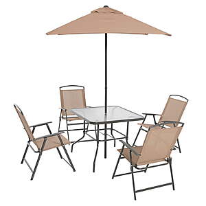 6 Piece Mainstays Albany Lane Outdoor Patio Dining Set various