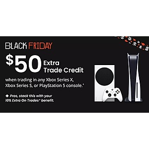 GameStop Black Friday Offer: Trade-In Any PlayStation 5 Console & Earn