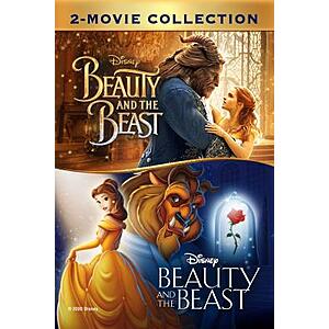 Beauty and the Beast: Animated (1991) + Beauty and The Beast: Live Action (2017) (4K UHD Digital Download; MA) $  7.99 via VUDU