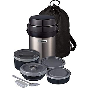 41-Oz Zojirushi Mr. Bento Stainless Steel Insulated Lunch Jar Set $35