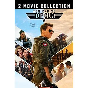 Top Gun (1986) + Top Gun: Maverick (2022) (4K UHD Digital Film) $  9.99 via Various Digital Retailers