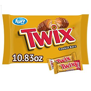 10.83-Oz Twix Fun Size Candy Bag $3.01 w/ S&S + Free Shipping w/ Prime or on orders over $35