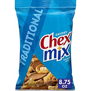 8.75oz. Chex Mix Savory Snack Mix Bag (Traditional) 5 for $8.95 