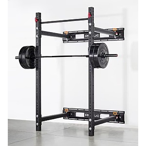 Rogue Fitness/Workout Fold Back Wall Mount Rack: 41.5" Rack $625 or 21.5" Rack $540 + Free S/H