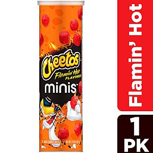 3.62-Oz Mini Chips Cheetos or Flamin Hot Cheetos Canisters $1.60 w/ Subscribe & Save